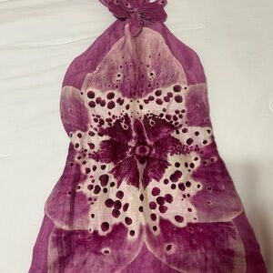 AMUR Pink orchid mini dress